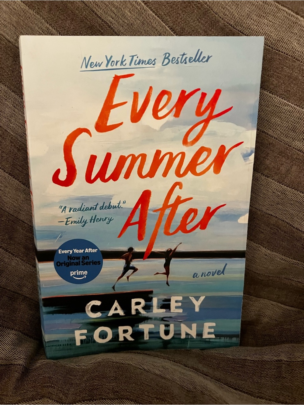 Every Summer After - Blue & Orange Paperback Novel